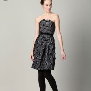 Marc By Marc Jacob Embroidered Strapless Dress